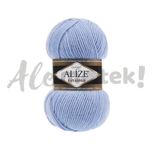 Włóczka Alize Lanagold 40 błękitny 51% Akryl 49% Wełna 240 metrów 100 gr