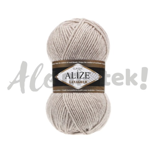 Włóczka Alize Lanagold 585 - jasny beż 51% Akryl 49% Wełna 240 metrów 100 gr