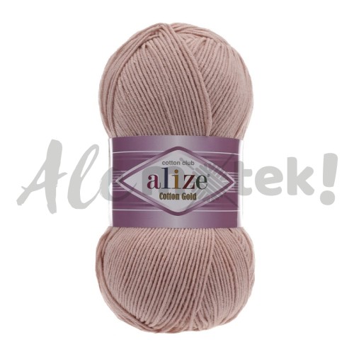 Alize Cotton Gold 161 - jasny pudrowy różowy 