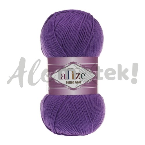 Alize Cotton Gold 44 - fioletowy