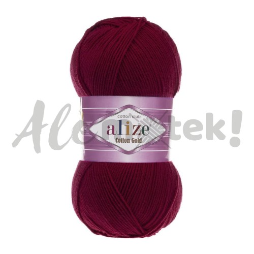 Alize Cotton Gold 57 - bordowy