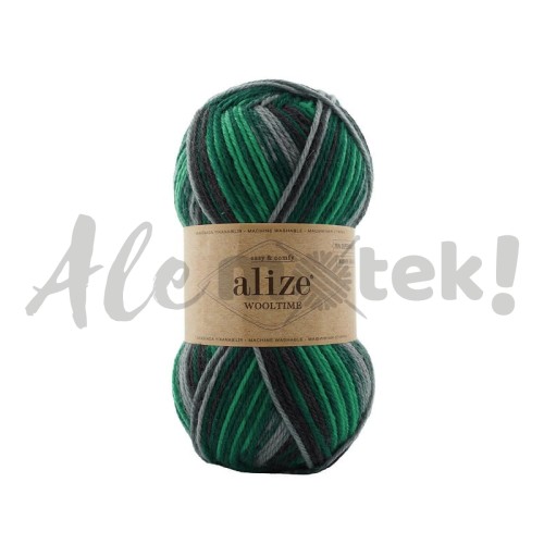 Alize Wooltime 11012 - zielono mi