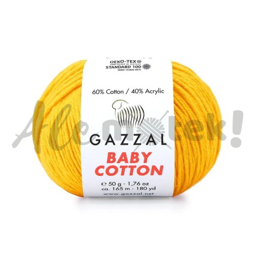 Gazzal Baby Cotton 3417 - żółty