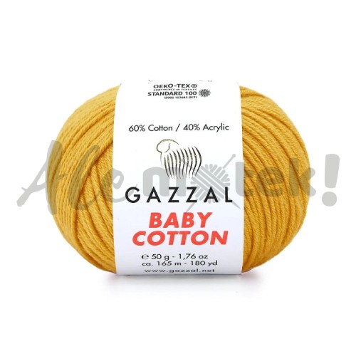 Gazzal Baby Cotton 3447 - szafranowy