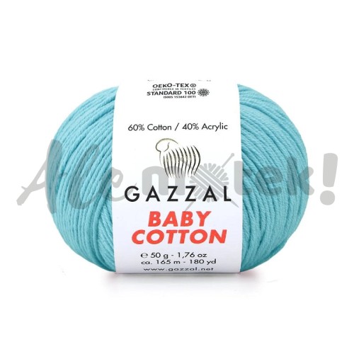 Gazzal Baby Cotton 3451 - jasny niebieski 