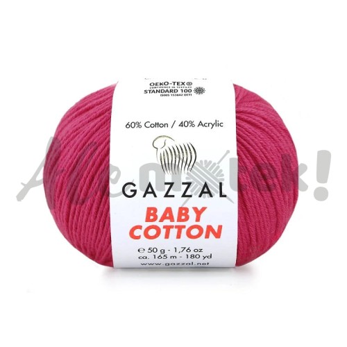 Gazzal Baby Cotton 3415 - amarantowy
