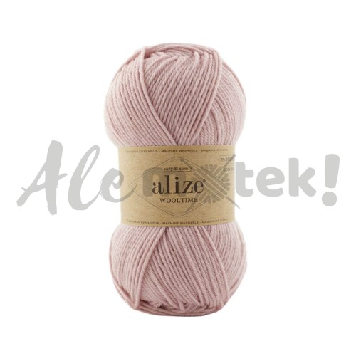 Alize Wooltime 161 - pudrowy różowy