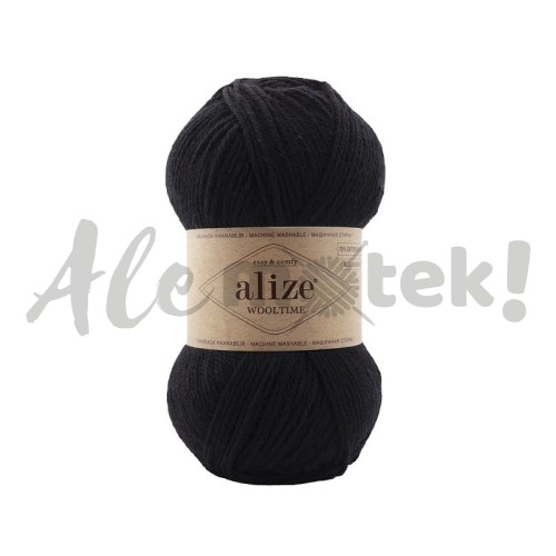 Alize Wooltime 60 - czarny 