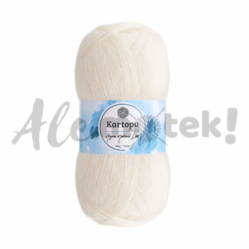 Kartopu Angora Natural Lux 013 - kremowy