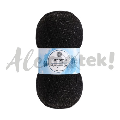 Kartopu Angora Natural Lux 940 - czarny