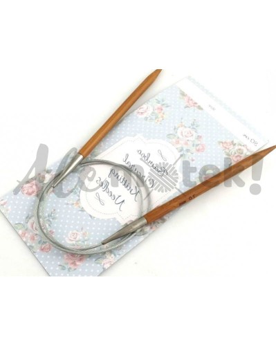 Druty Bambusowe na Stalowej Lince 80cm- 4,5mm 