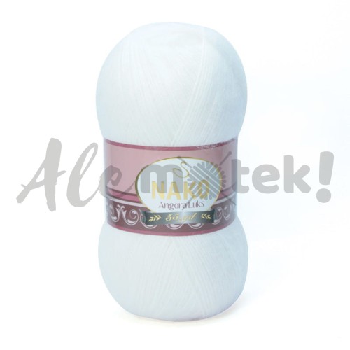 Angora Luks 208 Biały
