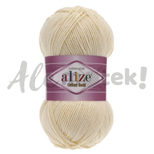 Alize Cotton Gold 01 - kremowy