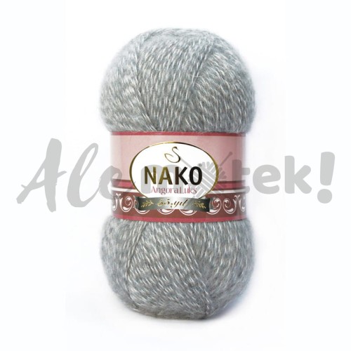 Angora Luks 21422 Popielato-Biały Melanż
