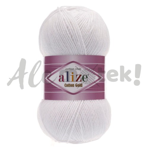 Alize Cotton Gold 55 - biały