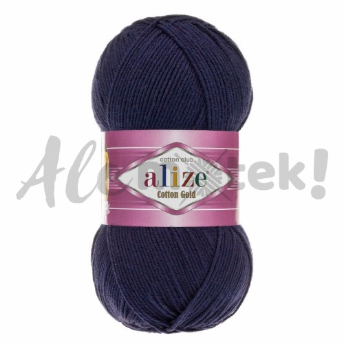 Alize Cotton Gold 58 - granatowy