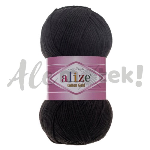Alize Cotton Gold 60 - czarny