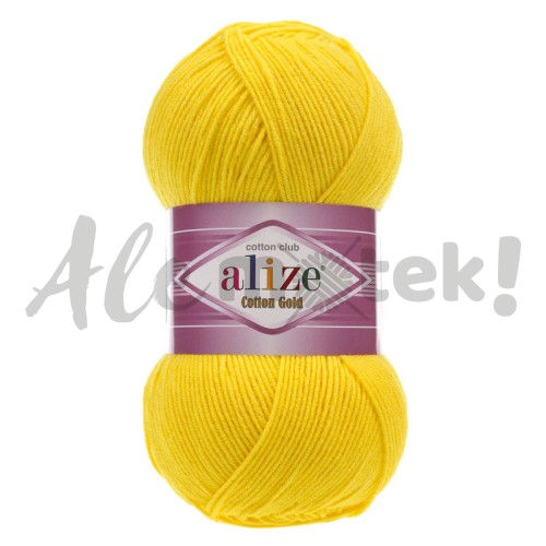 Alize Cotton Gold 110 - żółty