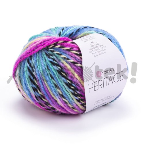 Włóczka YarnArt Heritage 342 Cancun 25% Akryl 75% Wełny 50gr 125mt