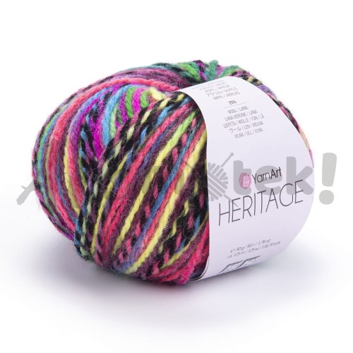 Włóczka YarnArt Heritage 340 Mexico 25% Akryl 75% Wełny 50gr 125mt