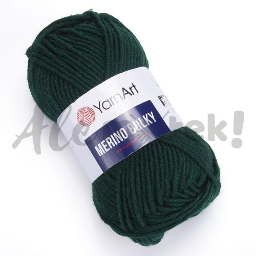YarnArt Merino Bulky 590 - zieleń butelkowa