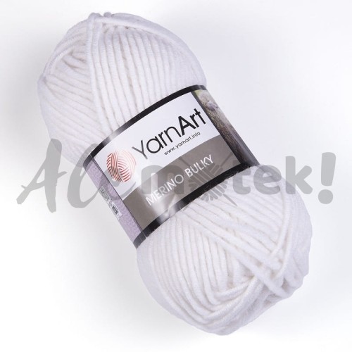 YarnArt Merino Bulky 501 - biały