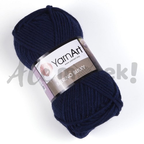 YarnArt Merino Bulky 583 - granatowy
