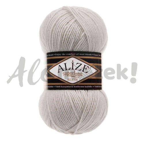 Alize Superlana Klasik 208 - jasny szary