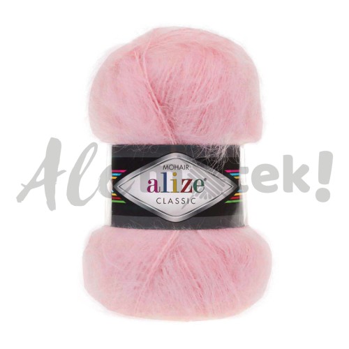 Alize Mohair Classic 271 - jasny pudrowy różowy