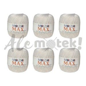 Max Moldo Metallic - biało złoty - Pakiet 6 szt