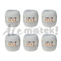 Max Moldo Metallic- biało srebrny - Pakiet 6 szt