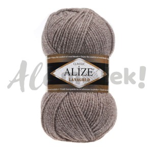 Włóczka Alize Lanagold 650 melanż beż 51% Akryl 49% Wełna 240 metrów 100 gr