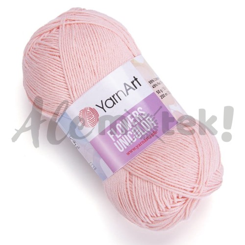 YarnArt Flowers Unicolor 734 łososiowy