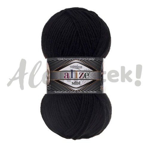 Alize Superlana Midi 60 - czarny