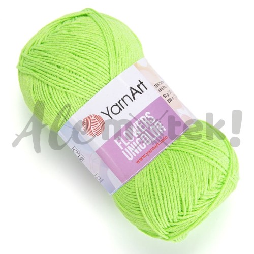 YarnArt Flowers Unicolor 760 pistacjowy