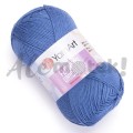 YarnArt Flowers Unicolor 743 niebieski
