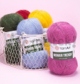 YarnArt Mohair Trendy 138 Lilowy