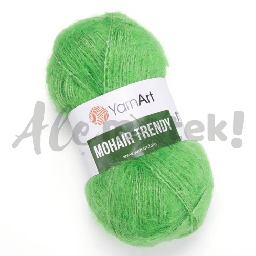 YarnArt Mohair Trendy 137 Wiosenna Zieleń