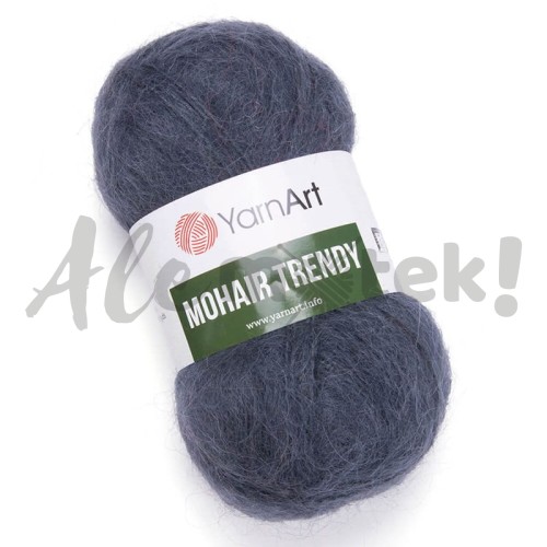 YarnArt Mohair Trendy 118 Grafitowy