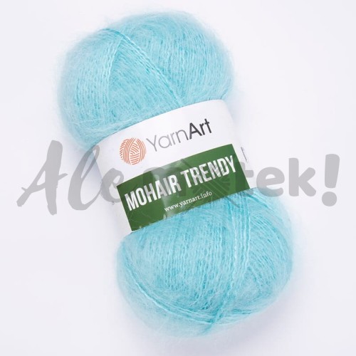 YarnArt Mohair Trendy 142 Aqua