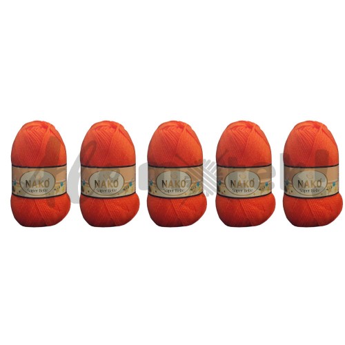 Super Bebe 10374 Pomarańczowy - Pakiet 5 szt