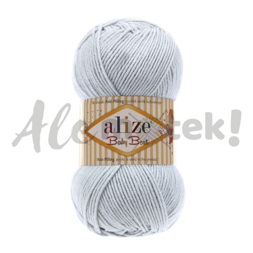 Alize Baby Best 224 - jasny popielaty 