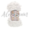 Włóczka Alize Puffy 55 biały pętelkowa rękodzieła (100gr/9mt)