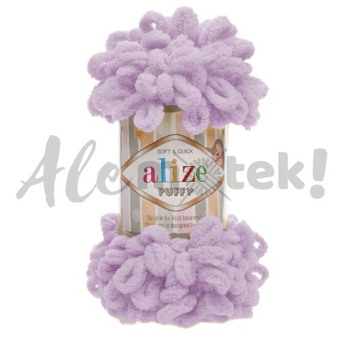 Włóczka Alize Puffy 27 jasny wrzosowy pętelkowa rękodzieła (100gr/9mt)