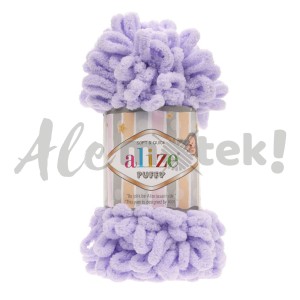 Włóczka Alize Puffy 146 lawendowy pętelkowa rękodzieła (100gr/9mt)