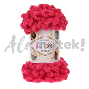 Włóczka Alize Puffy 149 fuksja pętelkowa rękodzieła (100gr/9mt)