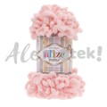 Włóczka Alize Puffy 340 pudrowy róż pętelkowa rękodzieła (100gr/9mt)