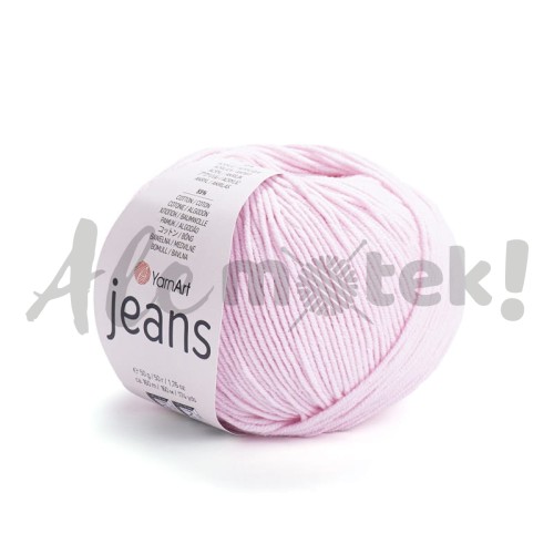 YarnArt Jeans 18 pudrowy różowy