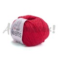 YarnArt Jeans 90 intensywny czerwony