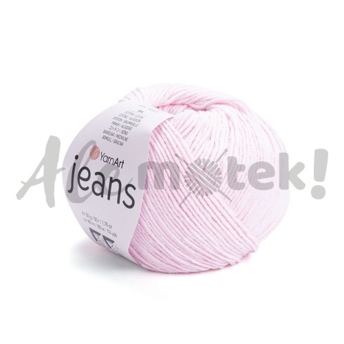 YarnArt Jeans 74 jasny różowy